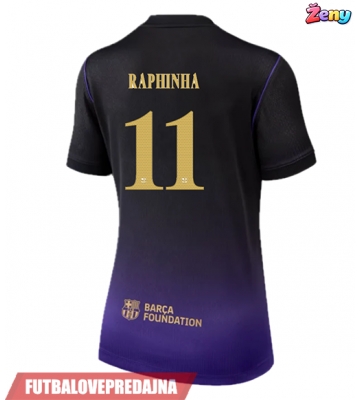 Lacne Ženy Futbalové dres Barcelona Raphinha Belloli #11 2026-27 Krátky Rukáv - Preč
